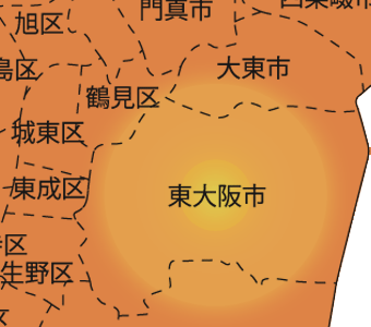 【東大阪市】対応エリア