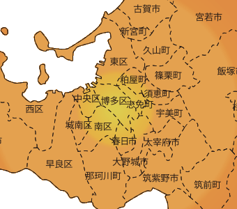 福岡市対応エリア