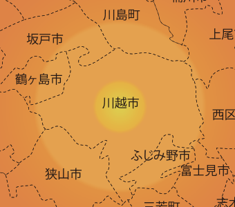 川越市対応エリア