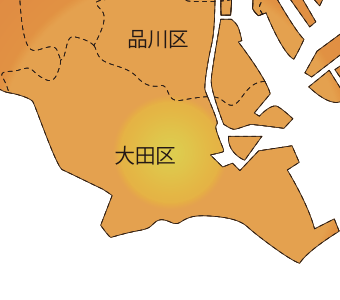 大田区対応エリア