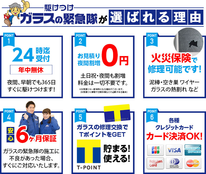 駆けつけガラスのNGが選ばれる理由
