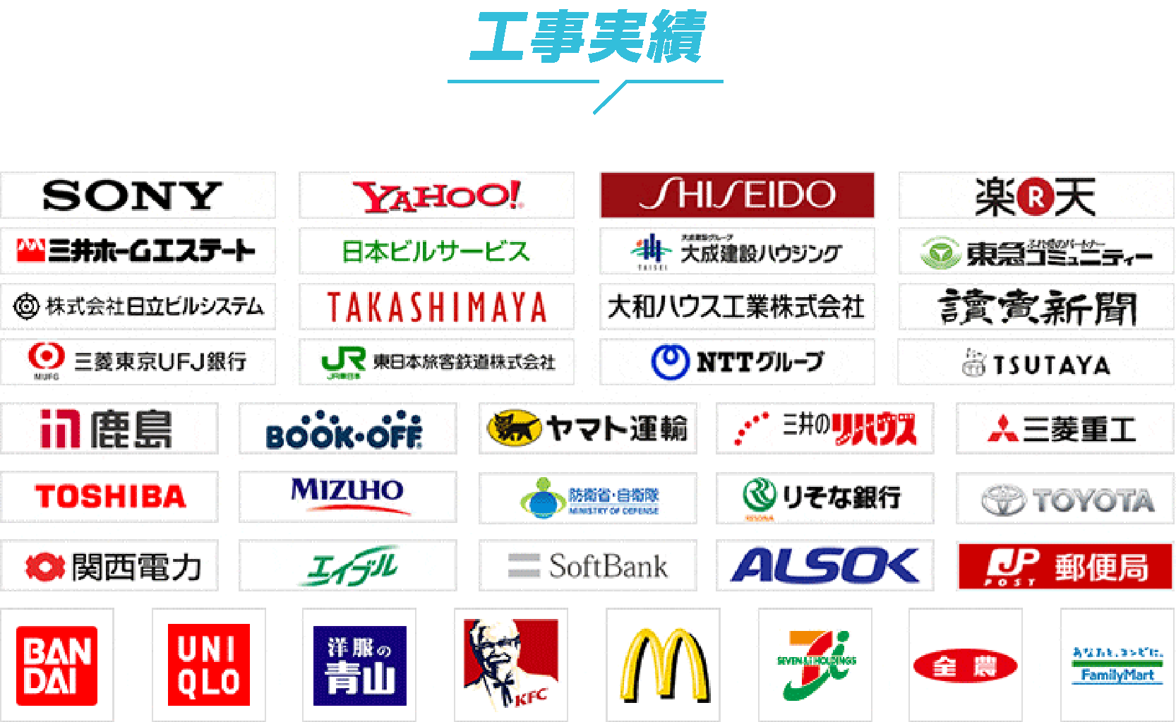 工事実績