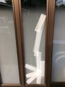 【羽島市桑原町】熱線反射ガラス修理
