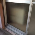 【上田市塩田】網入りガラス修理の画像イメージ
