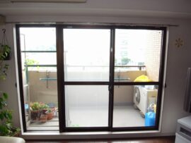 【呉市仁方町】一般的な窓ガラス修理