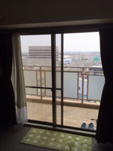 【宇土市新松原町】網入りガラス修理