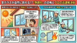 【東京都世田谷区】網入りガラス修理