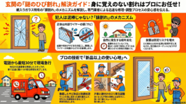 【栃木県宇都宮市】網入りガラス修理