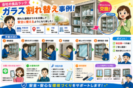 【 熊本県熊本市】透明ガラス修理
