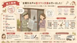 【兵庫県尼崎市】すりガラス修理